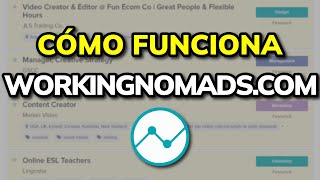 🌐 WorkingNomads.com | Ofertas de Empleo para Nómadas Digital (Teletrabajo)