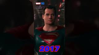 Evolution of Henry Cavill Superman #shorts