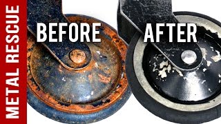 Remove Rust From Metal Castor Wheels:Metal Rescue Rust Remover Bath