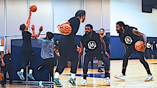 Kyrie Irving Vs Jalen Brunson Intense Scrimmage! Who Will Win?