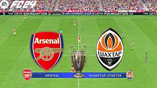 FC 24 | Arsenal vs Shakhtar Donetsk - UEFA Champions League - PS5™ Gameplay