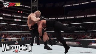 WWE 2K18 | Roman Reigns vs Brock Lesnar Wrestlemania 31 highlights