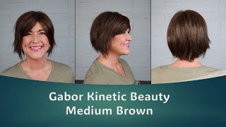 Gabor Kinetic Beauty in Medium Brown | A short basic cap SHAG wig under $90 - is it too unique?