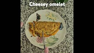 Cheesey veggie mushroom omelet