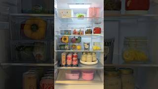 Let's organize & do a full fridge restock of this week's groceries 🤍🎀🛍️