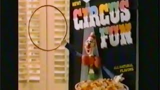 Circus Fun Cereal Commercial Vintage 80s