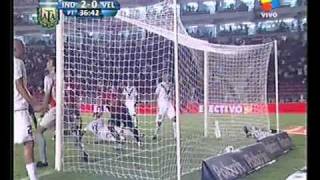 Los Goles del Empate de Independiente 2 Velez 2, clausura 2010