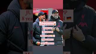 JURGEN KLOPP 8 years at Liverpool 🇩🇪 #liverpoolfc #germany🇩🇪 #ucl #epl #jurgenklopp #nigeria