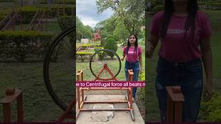 Centrifugal Force | Circular Motion | Physics Experiment | #shorts #centrifugal #force #physics #art