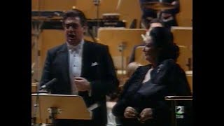 Montserrat Caballe & Placido Domingo in Madrid