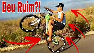 APRENDENDO A CRUZAR AS PERNAS NO GRAU DE BIKE