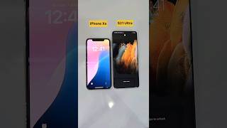 iphone Xs vs Samsung S21 Ultra boot test #samsung #youtubeshorts #shorts