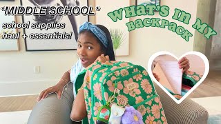 WHAT’S IN MY BACKPACK | what am i carrying in my backpack as a sixth grader?