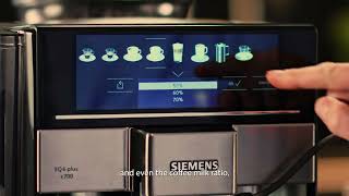 How to Setting Favorites on the Siemens fully automatic bean to cup espresso machine EQ6 plus