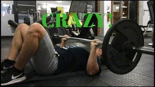 Robert Banks 135lb Floor Press CHALLENGE! | FEEL THE BURN!