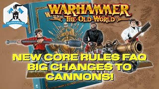 WARHAMMER the OLD WORLD - FAQ REVIEW - CANNONS AND STONE THROWERS CHANGES!