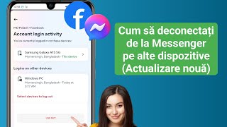 Cum să deconectați de la Messenger pe alte dispozitive 2024 (Actualizare nouă)