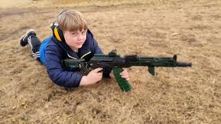 Warren shooting an AK105 Russian zenitco in 5.45x39