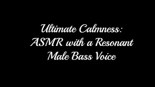 Deep Voice Relaxation Session #asmr #meditation #relaxation #deepvoice  #bassvoice