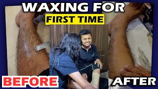 WAXING MY BROTHER LEGS FOR THE FIRST TIME | MandalZone