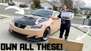 POPULAR PARTS AND MODS YOU COULD OWN ON A LEXUS IS250\350\ISF!