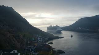 Marina entering the Narrows of St. John's.