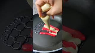 Popcorn Pancake Art #shortvideo #shorts #trendingshorts #youtubeshorts #viral #ytshorts #pancakeart