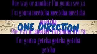 One Direction - One Way or Another (Lyric Video)