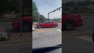 SPOTTED CLEAN RED S550 MUSTANG GT NICE WHEELS🔥 #loudexhaust #fordmustang #mustang #ford #wheels