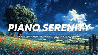 Starry Night Serenade | Relaxing Piano Music Amidst Nature's Splendor | Calming Piano Melodies