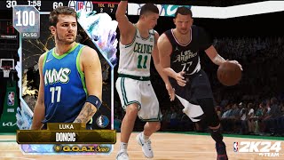 100 OVERALL LUKA DONCIC Gameplay in NBA2K24 MyTeam | ABE Gaming