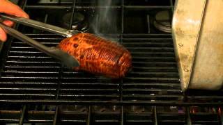 Brome Lake Duck Roast, cooked on a grill