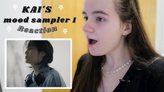 kai 카이 'peaches' mood sampler #1 reaction (didn't know this guy could get prettier)