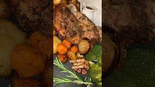 TENDER FALL OFF THE BONE LAMB ROAST 🍲 #recipe #viral #food #lamb #roastdinner #foodlover #shorts