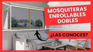 ¿Conoces las mosquiteras enrollables dobles? 🦟