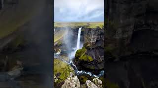 122 meters high - This is one of the most beautiful waterfalls in Iceland, #iceland #visiticeland