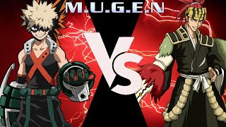 mugen jus showdown (bakugo vs TYBW renji)