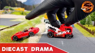 Over 100 Diecast Model Cars & Trucks in Action on a 1/64 Scale DIY Diorama