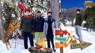 Jungle Explore 4 Boys In Forest Snowfall 🏕️