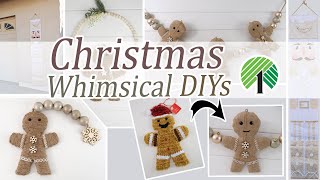 WHIMSICAL DOLLAR TREE DIYs / 72" Nutcracker Banner / Gingerbread Garland