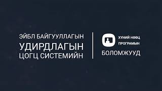 "ЭЙБЛ" Байгууллагын удирдлагын цогц системийн ХҮНИЙ НӨӨЦ програм