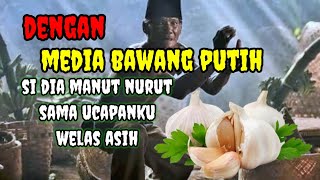 dengan media bawang putih si target manot nurut sama ucapanku .ilmu pelet pengasihan