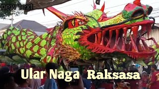 Ular naga raksasa | Ogoh ogoh naga | Karnaval