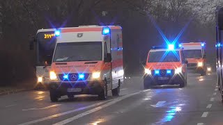 [Silvester 2018] - Einsatzfahrten Feuerwehr und Rettungsdienst in Halle(Saale)