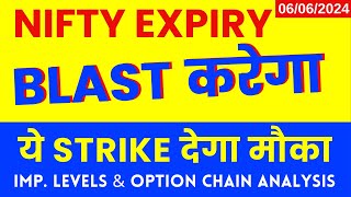 Nifty Tomorrow Market Prediction For 6 June | Bank Nifty Analysis for Wednesday | Nifty Expiry