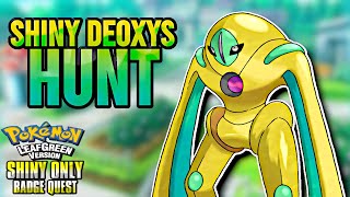 Pokemon Leaf Green - Shiny Deoxys - Shiny Only Badge Quest