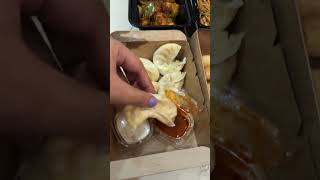 Paneer and corn momos 🥳💃 #viralvideo #shortsfeed #streetfoodindia