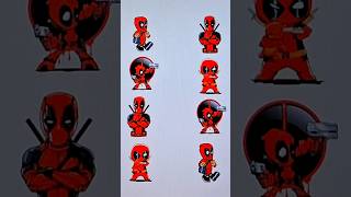 Bye bye bye deadpool matching puzzle #shorts #art #deadpool #deadpool3 #puzzle #game #youtubeshorts