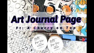 Art Journal Page: A Cherry On Top