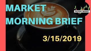 ☕ STOCK MARKET MORNING BRIEF - 3/15/2019